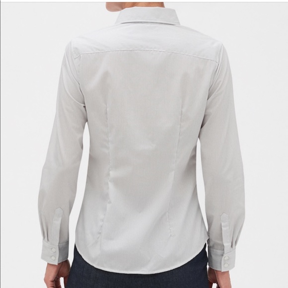 Banana Republic Oxford Style Non-Iron Shirt Size 4 - Picture 2 of 8